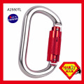 O Shaped Useful Twist Lock Aluminum Climbing Carabiner Made in Taiwan